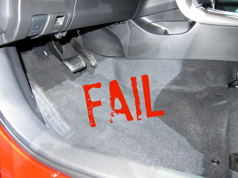 Illustration for article titled Toyota Recall: Three Chicago Show Vehicles Fail Floor Mat Check